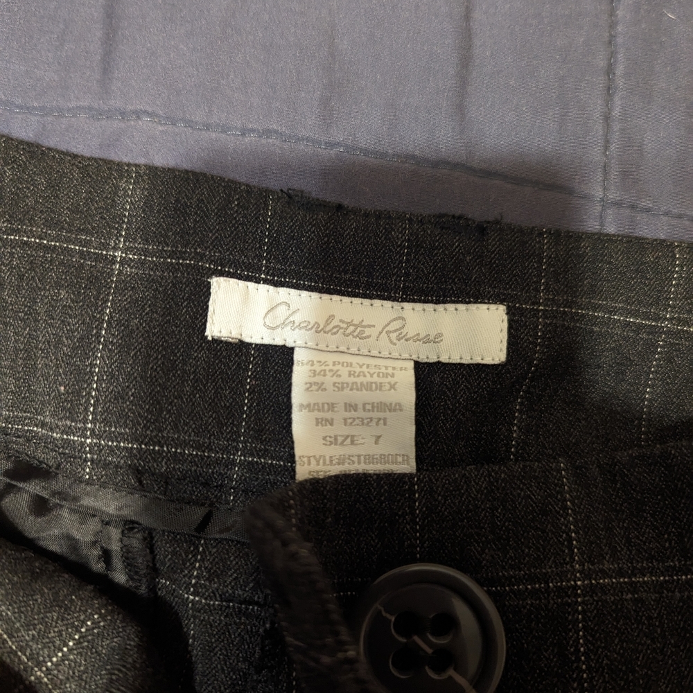 Charlotte Russe Plaid dress pants